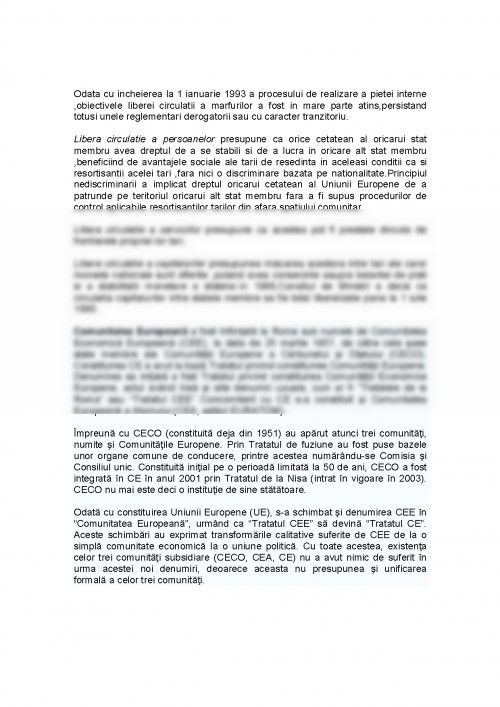 Referat: Tratatul de la Roma (#125802)