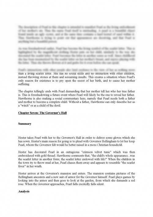 Classicnote Net Referat: Classicnote On The Scarlet Letter (#339186)