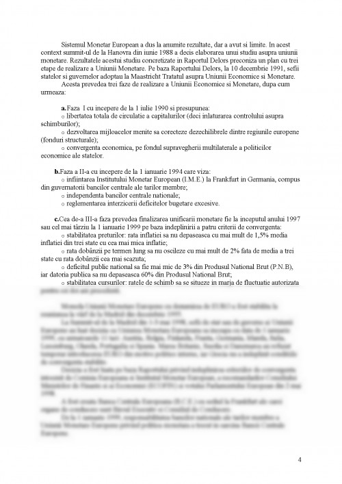 Referat: De la Tratatul de la Roma la Uniunea Economică și Monetară ...