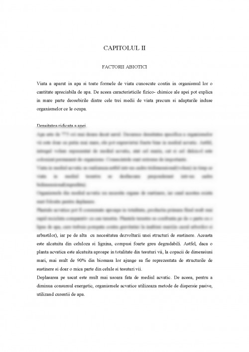 Referat: Biotopul - definiții, tipuri majore, interacțiuni cu ...