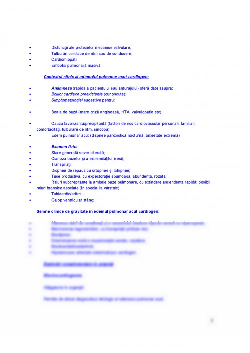 Curs: Edemul Pulmonar Acut Cardiogen (#365035)