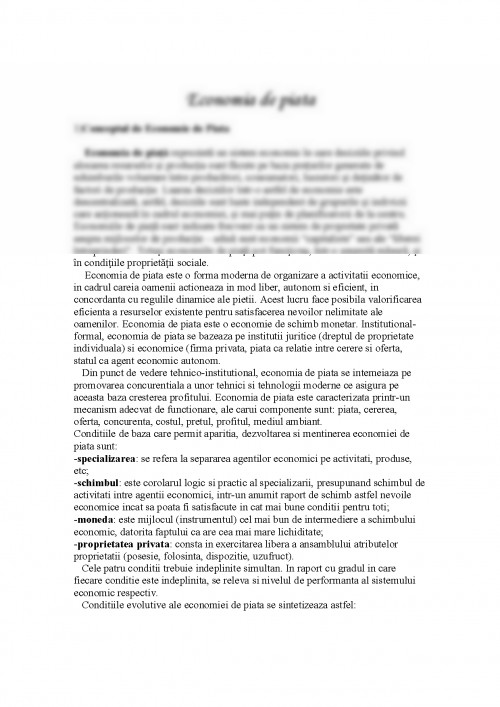 Referat Economia de piață (412806)