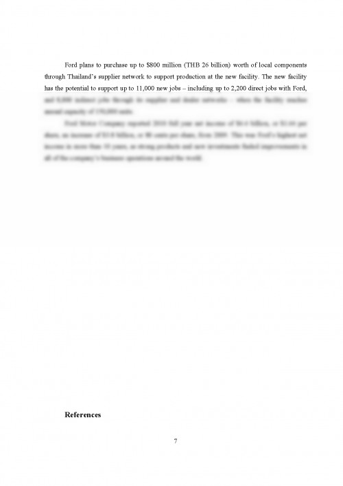 Referat Ford The Foreign Investment Strategy (440732)