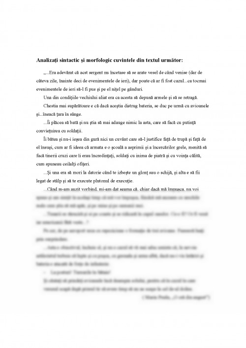 Referat: Gramatică analiza sintactică și morfologică (#464471)