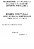 Imagine document Fonduri structurale în turism