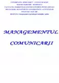 Imagine document Managementul comunicării