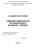 Imagine document Vămuirea mărfurilor în operațiunile de import-export