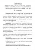 Imagine document Implicațiile Abordării Standardelor Internaționale de Raportare Financiară asupra Contabilității din România