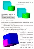 Imagine document Comenzi Modelare 3D