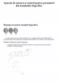 Imagine document Aparate de măsura și control pentru parametrii din instalațiile frigorifice