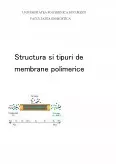 Imagine document Structura și tipuri de membrane polimerice