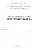 Imagine document Managementul serviciilor turistice - Hotel Internațional Sinaia