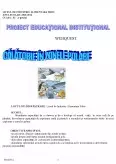 Imagine document Proiect educațional instituțional