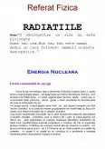 Imagine document Radiațiile