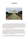 Imagine document Taj Mahal