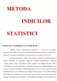 Imagine document Metoda indicilor statistici