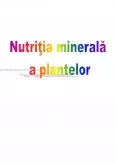 Imagine document Nutriția Minerală a Plantelor