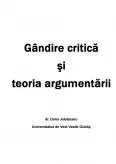 Imagine document Gândire Critică și Teoria Argumentării