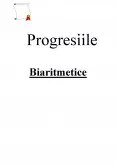 Imagine document Progresii Biaritmetice