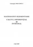 Imagine document Matematici elementare - calcul diferențial și integral