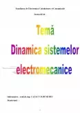 Imagine document Seminar dinamica sistemelor electromecanice