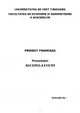 Imagine document Proiect franceză - Alcatel Lucent