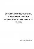Imagine document Sistem de Control Vectorial al Motorului Asincron de Tracțiune al Troleibuzului