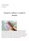 Imagine document Strategii de Combatere a Corupției în România