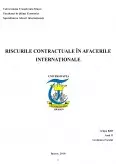 Imagine document Riscurile Contractuale în Afacerile Internaționale