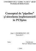 Imagine document Conceptul de Pipeline și Simularea Implementării în PCSpim