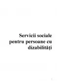 Imagine document Servicii Sociale pentru Persoane cu Dizabilități