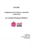 Imagine document Amplasarea în teritoriu a dotărilor comerciale pe exemplul shopping Malldova