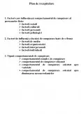 Imagine document Comportamentul Consumatorului - Tipuri de Comportament și Factori de Influență