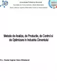 Imagine document Metode de analiză de producție de control și de optimizare în industria cimentului