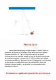 Imagine document Determinarea valorii accelerației gravitaționale cu ajutorul pendulului elastic
