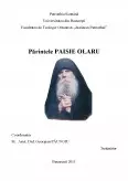 Imagine document Părintele Paisie Olaru