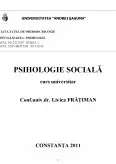 Imagine document Psihologie Socială