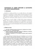 Imagine document Comunicarea în Spațiul Informatic și Provocările Sale pentru Domeniul Juridic