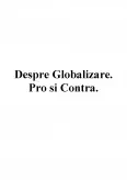 Imagine document Despre globalizare - pro și contra