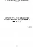Imagine document Importanța mediei sociale pentru individ, organizații și societate