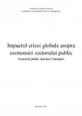 Imagine document Impactul Crizei Globale asupra Economiei Sectorului Public