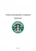 Imagine document Analiza potențialului companiei Starbucks