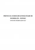 Imagine document Protecția surselor generatoare de informații Infosec