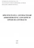 Imagine document Specificitatea Contractelor Administrative