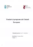 Imagine document Fonduri și programe ale Uniunii Europene