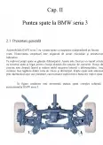 Imagine document Puntea posterioară la automobilul BMW seria 3