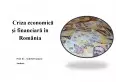 Imagine document Criza economică și financiară în România