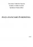 Imagine document Piața financiară din România