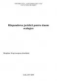 Imagine document Răspunderea juridică pentru daune ecologice