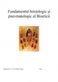 Imagine document Fundamentul hristologic și pnevmatologic al Bisericii